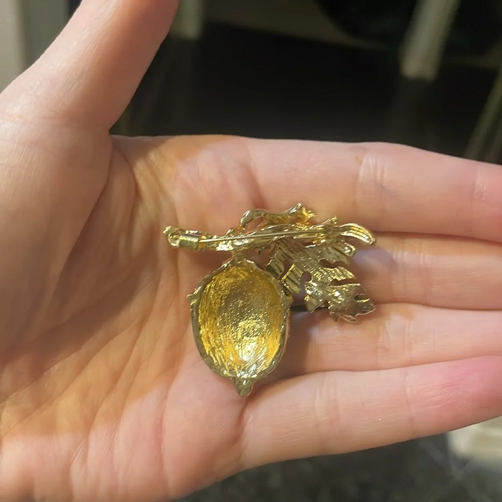 Acorn Brooch